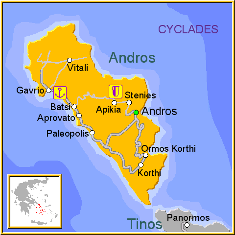 Andros map