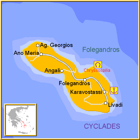 Folegandros map