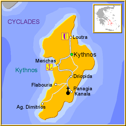 Kythnos map