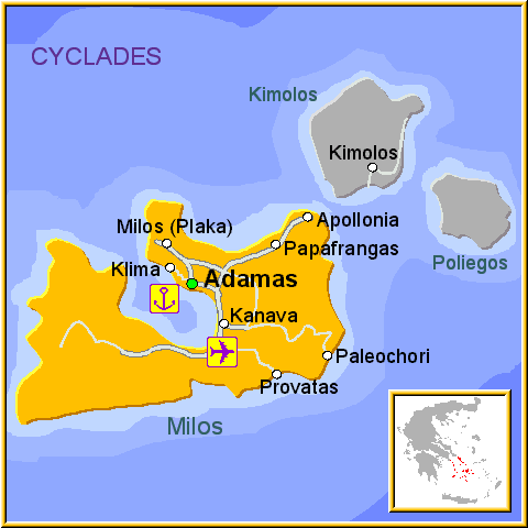 Milos map