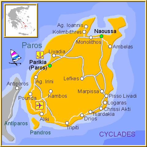 Paros map