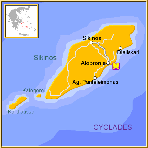 Sikinos map