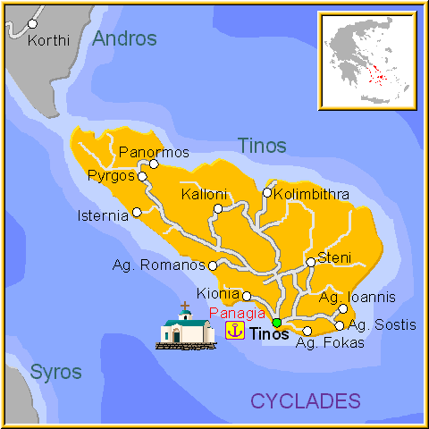 Tinos map