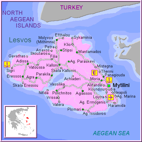 lesvos map