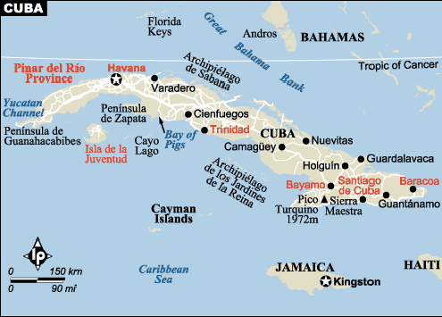 Cuba map