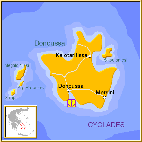 Donoussa map